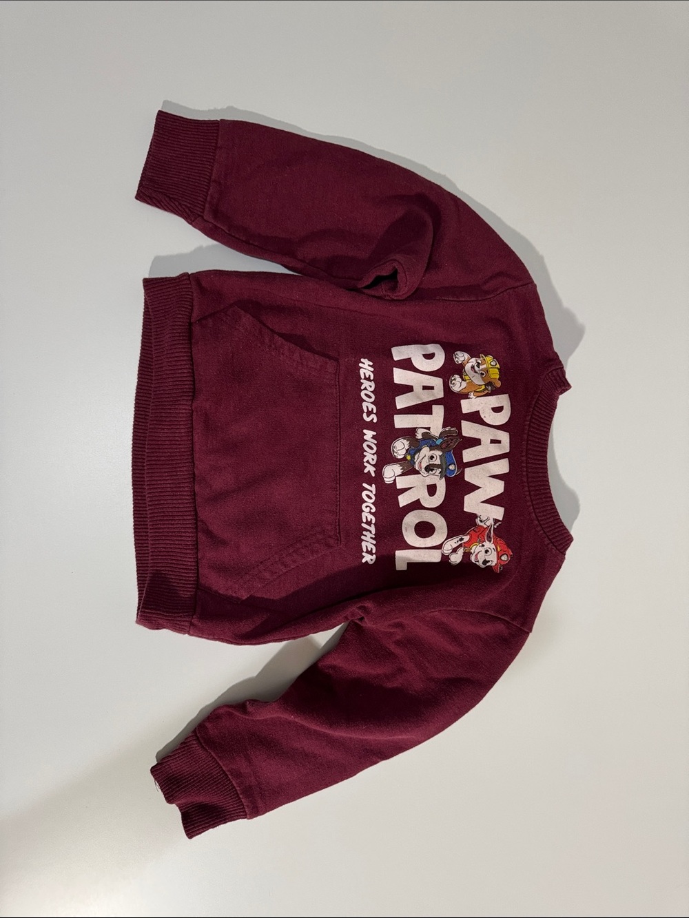 Nickelodeon Burgundy PAW Patrol Kids Pullover Sweatshirt